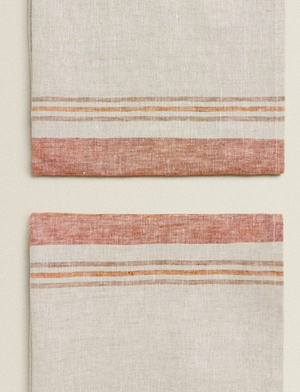 Striped Linen Napkins