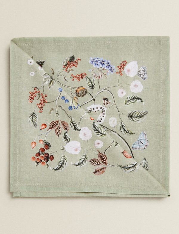 Cotton Floral Napkin