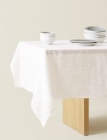 Plain Linen Tablecloth